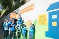 벤츠, '안심 학교 담벼락' 벽화 그리기 봉사활동
