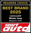 콘티넨탈, '스포트 아우토' 겨울용 타이어 부문 최고 브랜드 선정