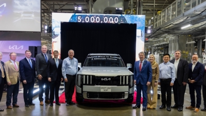 기아 조지아 공장, 누적 생산 500만대 돌파