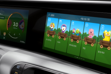 현대차, 뽀로로·타요·잔망루피 디스플레이 테마 3종 출시