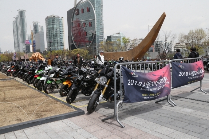 2018 서울모터사이클 전용 주차장