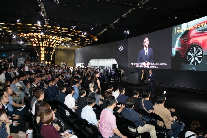 2018 부산모터쇼 르노삼성차 전시관