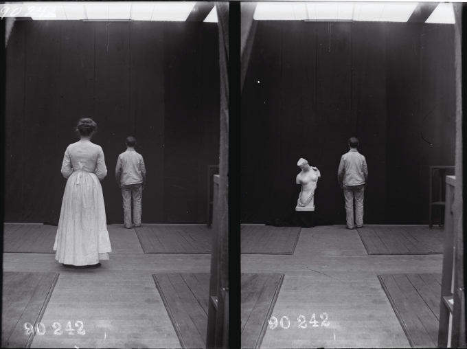 더 현대 프로젝트: 3D: Double Vision 전시작, 미국 심리학자 조지프 재스트로의 시각 인지 실험 입체 사진(1905) 사진출처: California Museum of Photography, University of California, Riverside