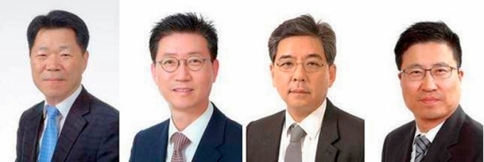 왼쪽부터 현대차 문정훈, 박동일, 장재훈, 전상태 현대차그룹 부사장