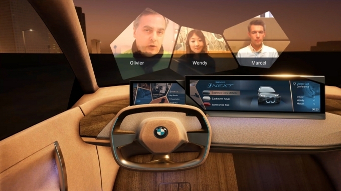 BMW i넥스트 시운전 화상회의.