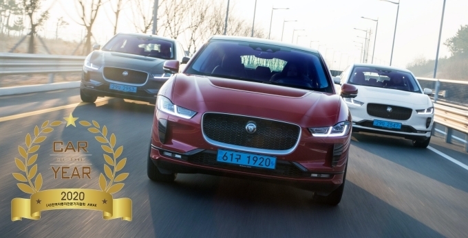 올해의 친환경 수상차 재규어 I-PACE.