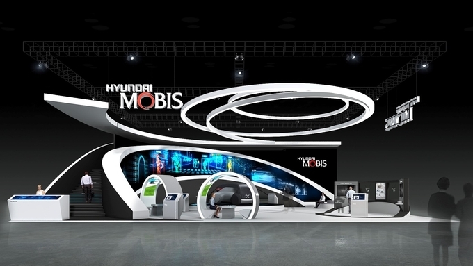 CES 2020 현대모비스 전시부스 조감도