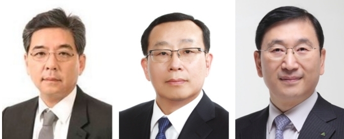 (왼쪽부터) 현대자동차 사장 장재훈, 현대모비스 사장 조성환, 현대건설 사장 윤영준