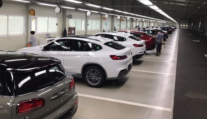 BMW 차량물류센터 PDI 작업