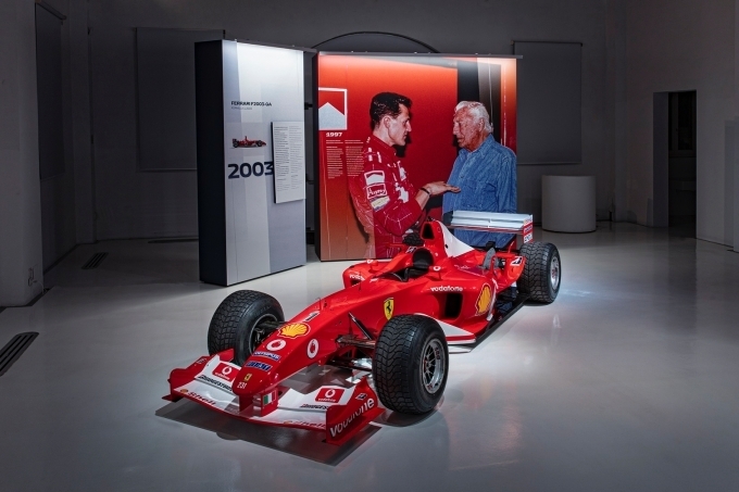 페라리 지아니 아그넬리 온라인 전시회 F2003-GA
