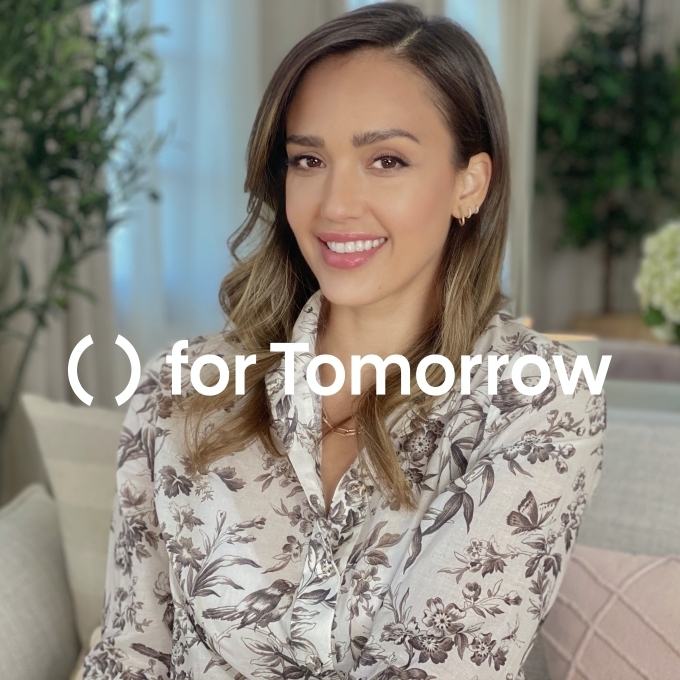 'for Tomorrow' 프로젝트 홍보대사인 배우 제시카 알바(Jessica Alba)