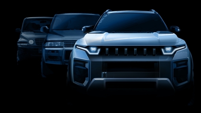 중형 SUV J100 스케치 이미지