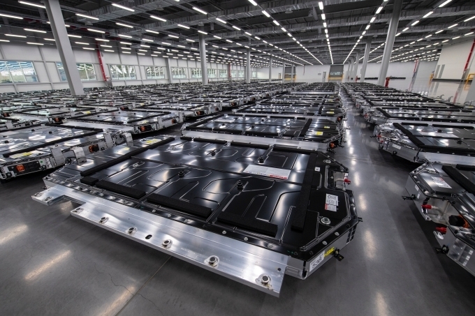 현대모비스가 설계 및 생산하고 있는 배터리시스템 BSA(Battery System Assembly)