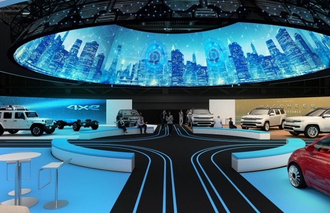 CES 2022 스텔란티스 가상 공간