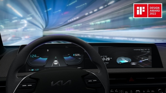 2022 iF 디자인 어워드 사용자 인터페이스 디자인 본상 ‘기아 EV 인포테인먼트 시스템’