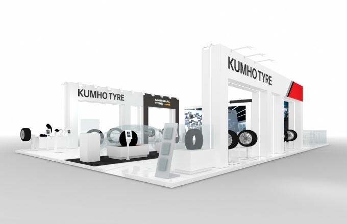 금호타이어_Autopromotec 부스 시뮬레이션