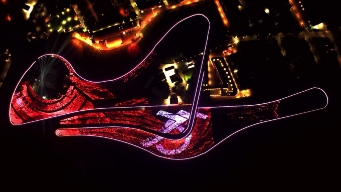 피오라노 서킷 LED 조명쇼.