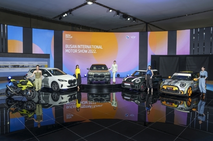 2022 부산국제모터쇼 BMW 전시관 모습
