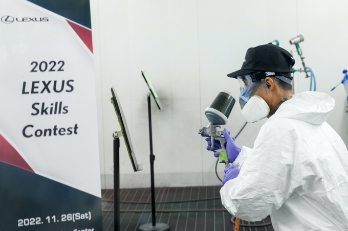 2022 렉서스 스킬 콘테스트 도장 부문 경연