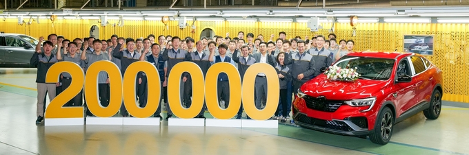 2022년 9월 르노코리아자동차 부산공장서 XM3 20만대 생산 돌파