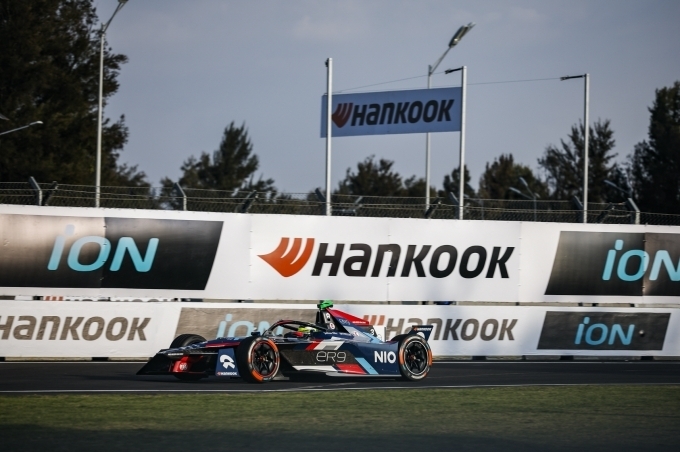 지난 14일 진행된 포뮬러 E 시즌 9 개막전 ‘2023 한국 멕시코시티 E-PRIX(2023 HANKOOK MEXICO CITY E-PRIX)’ 주행 이미지