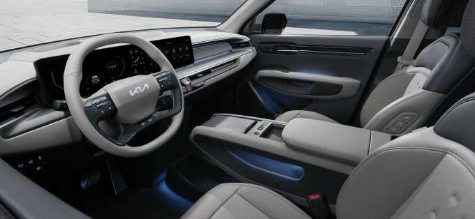 The Kia EV9 실내