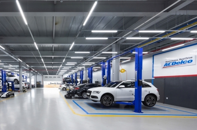 에이씨델코(ACDelco) 평촌 서비스센터 내부