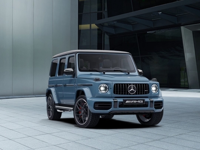 메르세데스-AMG G 63 헤리티지 에디션 G 마누팍투어 빈티지 블루 메탈릭