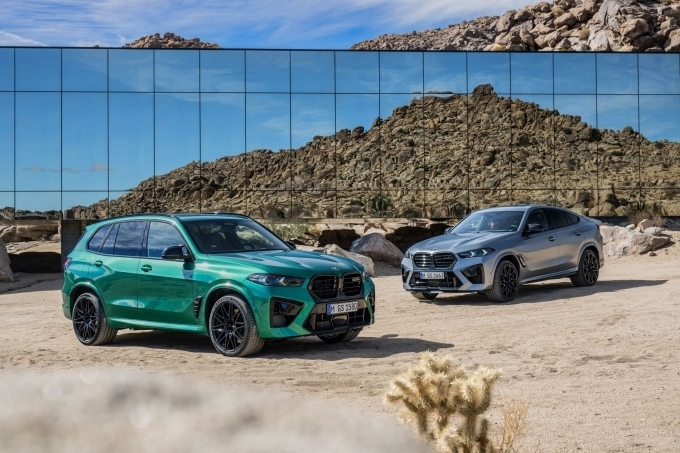 BMW 뉴 X5 M 컴페티션(왼쪽)과 뉴 X6 M 컴페티션