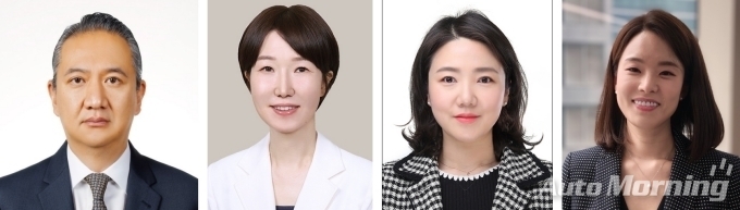 (왼쪽부터) 임동건 상품전략 오퍼레이션장, 하은영 브랜드마케팅 오퍼레이션장, 이원선 마케팅커뮤니케이션 오퍼레이션장, 박혜정 성과 & e커머스 오퍼레이션장,