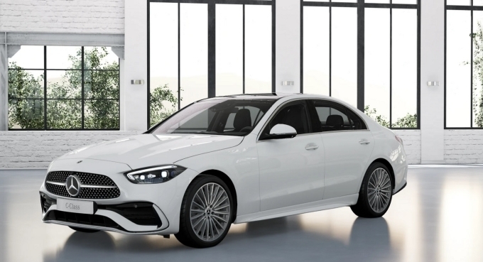 벤츠 C 300 4MATIC AMG 라인 온라인 스페셜 폴라 화이트