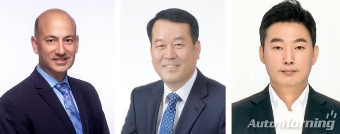 현대차그룹 사장·부사장 승진자. (왼쪽부터) 브라이언 라토브 현대차·기아 글로벌 최고 안전 및 품질책임자(GCSQO) 사장, 이동석 현대자동차 사장, 김윤구 현대오토에버 사장