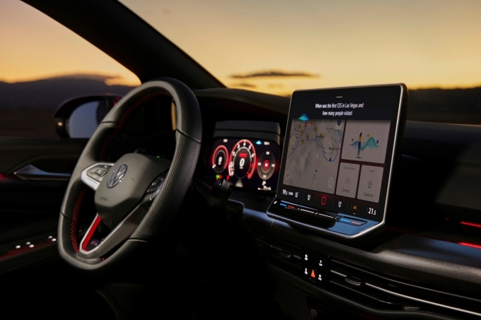 2024 CES 골프 GTI 콕핏 디스플레이