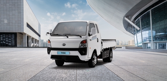 GS글로벌의 BYD 1톤 전기트럭 T4K