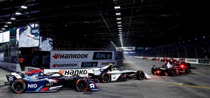 포뮬러 E 시즌9 2023 한국 런던 E-PRIX 대회 장면