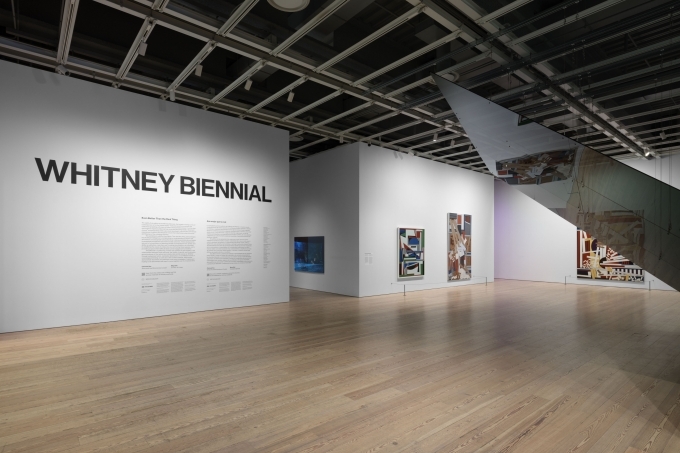 《Whitney Biennial 2024: Even Better Than the Real Thing》 전시 전경. 출처: Photo: Steven Probert