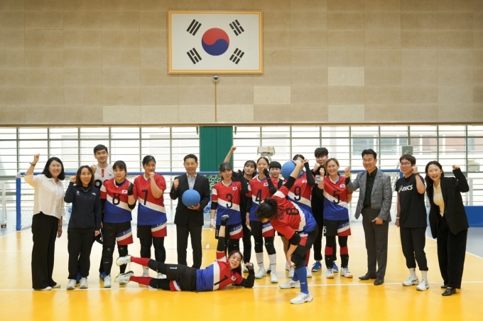 대한장애인체육회 이천선수촌 패럴림픽 여자 골볼 국가대표팀 훈련 현장