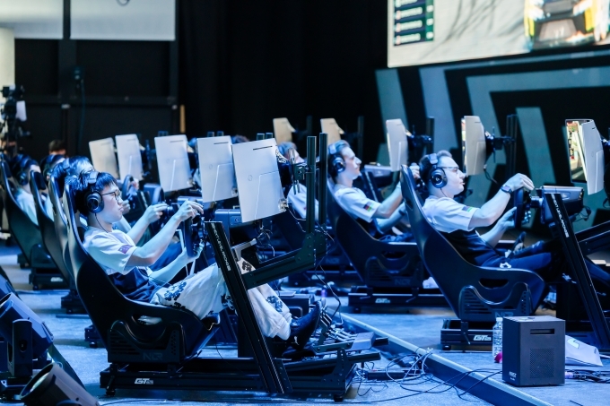 잠실 숲 콜로세움 e스포츠 경기장에서 진행된 '2024 Hyundai N Virtual Cup' 결승전 현장 전경