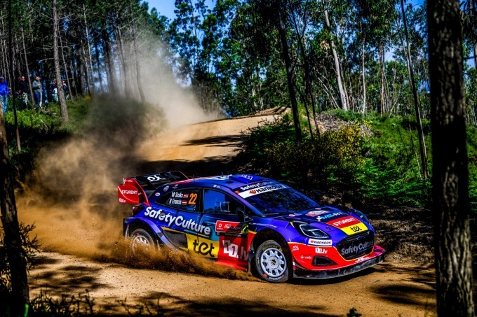 2025 WRC 5라운드 포르투갈 랠리 경기 장면.