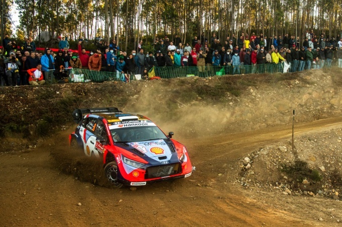 2025 WRC 5라운드 포르투갈 랠리 경기 장면.