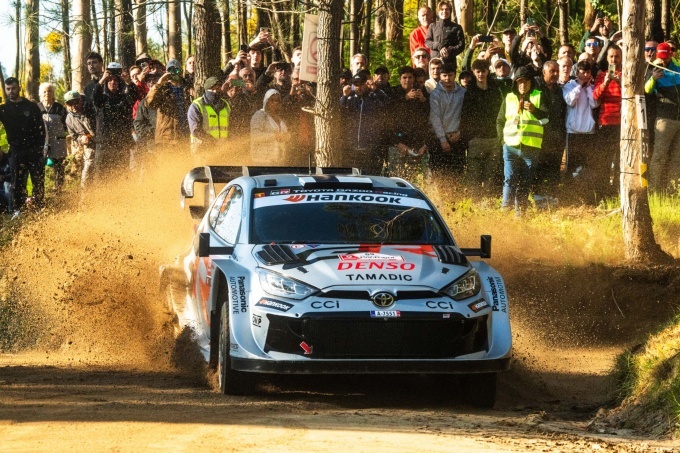 2025 WRC 5라운드 포르투갈 랠리 경기 장면.