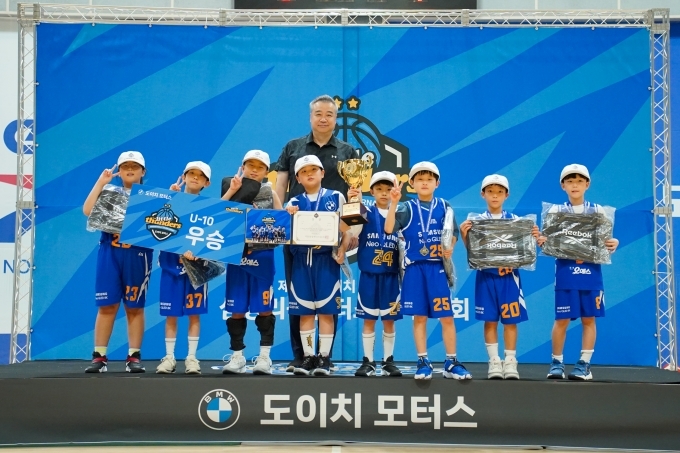 제2회 도이치 모터스배 유소년 농구대회 U-10부 우승팀 위례 삼성
