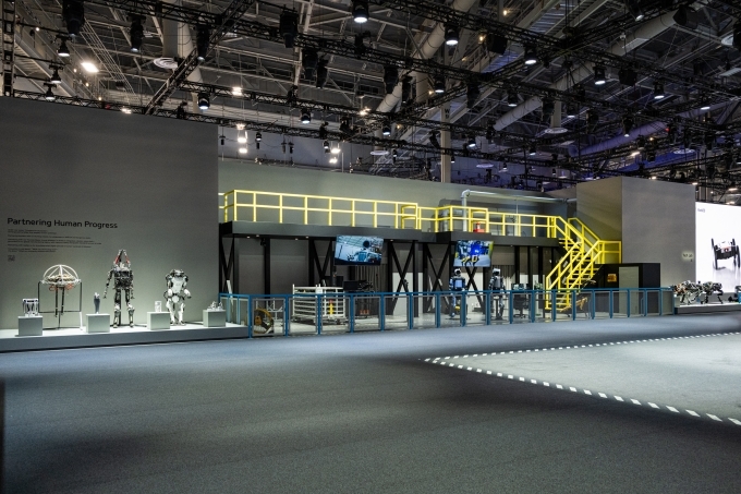 CES 2026 현대차그룹 전시관 전경