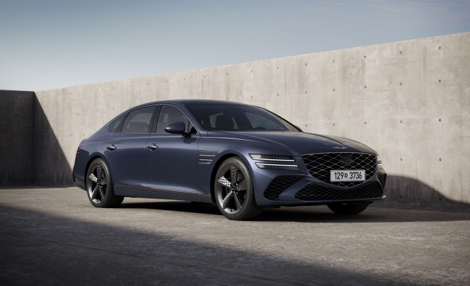 2026 G80 스포츠 패키지 세레스 블루