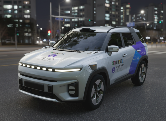 KGM이 SWM과 협력해 강남구 일대에서 SWM이 운영중인 구역형 자율주행 로보택시의 서비스 확대를 지원한다.(토레스 EVX_AI 이미지)